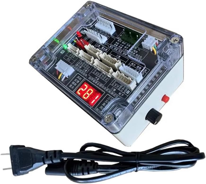 Short-Circuit Protection Air Conditioner 3-Wire/5-Wire DC Fan Motor Tester-Speed Adjustment for HVAC Motor Diagnostic
