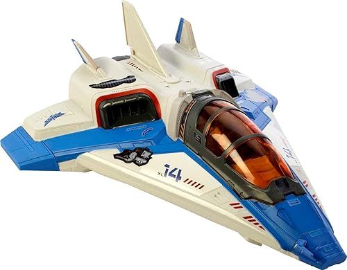 Miniatura 3 de Mattel Disney Pixar Lightyear Toys, nave espacial estilo jet de combate, 15 pulgadas con función de red de proyectil, captura y protege la misión,