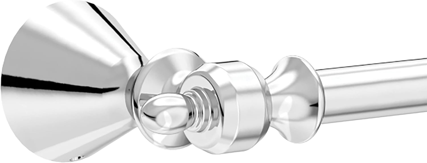 Polished Chrome 18'' Wall Mounted Single Towel Bar