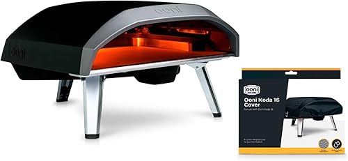 Summer Offer - Save on Ooni Ooni Koda 16 Cover with Ooni Koda 16 Portable Gas Pizza Oven - Outdoor Pizza Oven for Authentic Stone