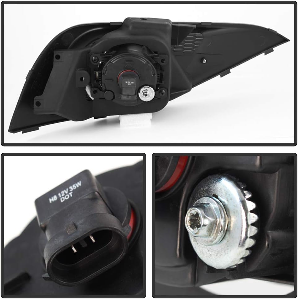 ACANII - For 2012-2014 Honda CRV CR-V Bumper Fog Lights Driving Lamps w/Switch Assembly Driver & Passenger Side