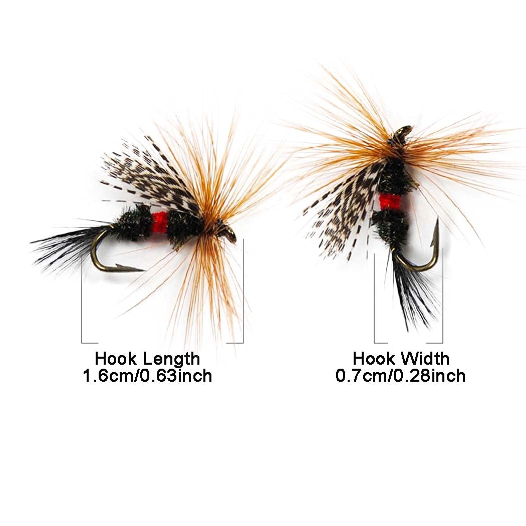 Lot De 100 Mouches De Pêche à La Truite – Assorties – Débutant – World Class Flies