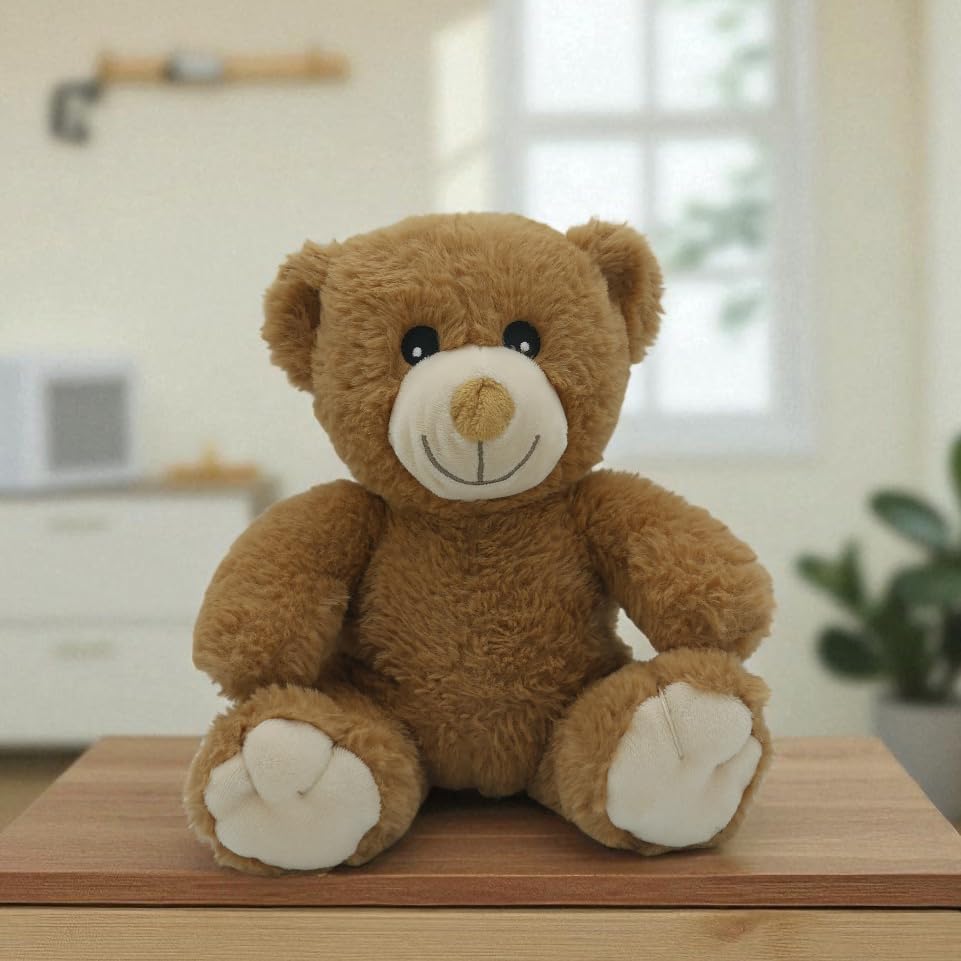 Peluche magique Pompon l Ourson chaleur douce pour le sommeil de bébé