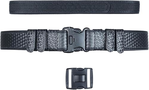 Miniatura 7 de TAFTACFR Cinturón de servicio para la aplicación de la ley Utilidad de seguridad Policía Militar 2.25 "Tactical Patrol Belt Set