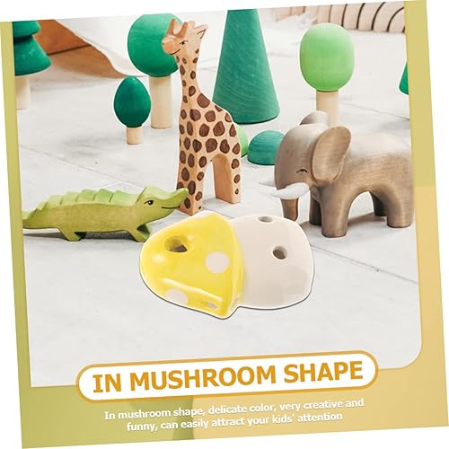 Miniatura 5 de ERINGOGO 3 unids ocarina instrumento de flauta de madera adulto seta ocorina niños collar collar instrumento musical clásico instrumentos de viento