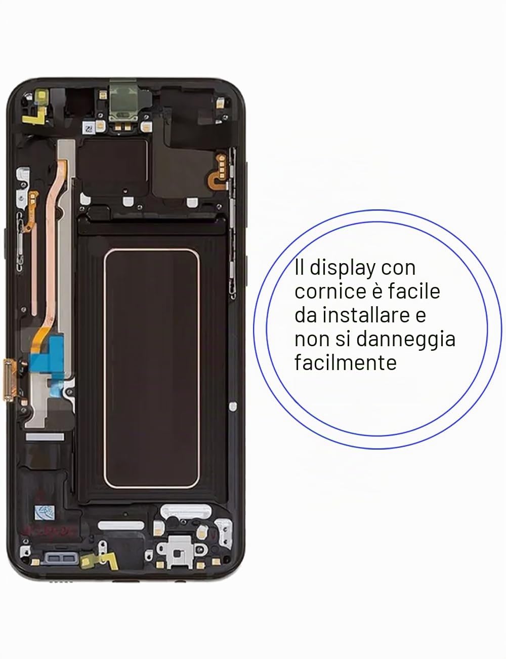 Display Schermo per Samsung S8+ Plus G955F G955W G955A TFT Nero con Cornice