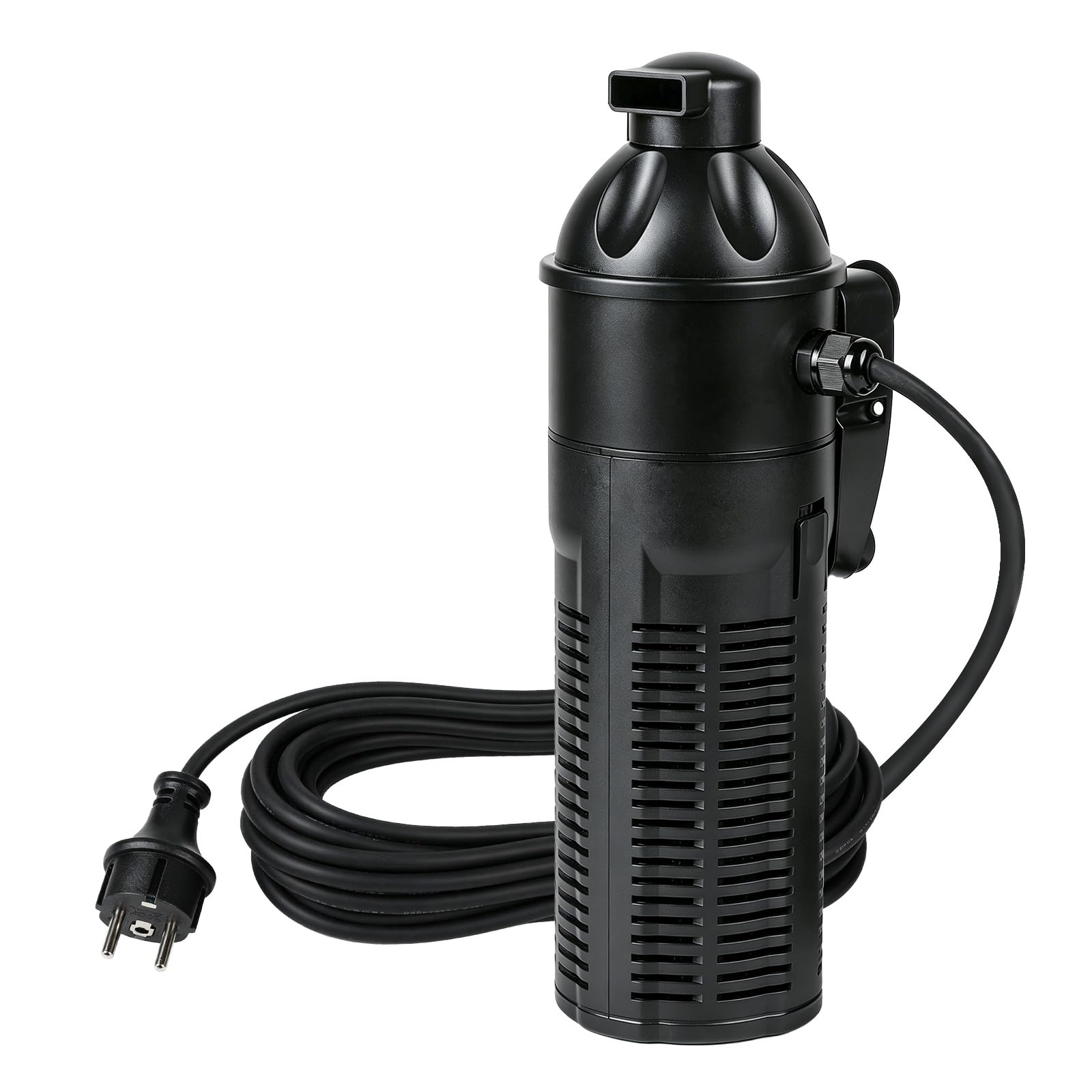 lalago Filtro Interno de Acuario 2000L/h con Clarificador UVC 13W y Bomba para Acuarios 6W, Incluye Clarificador U-V, Potente Bomba, Esponja Filtrante y Red Protectora - Ideal para 200-350L (CUP-613)
