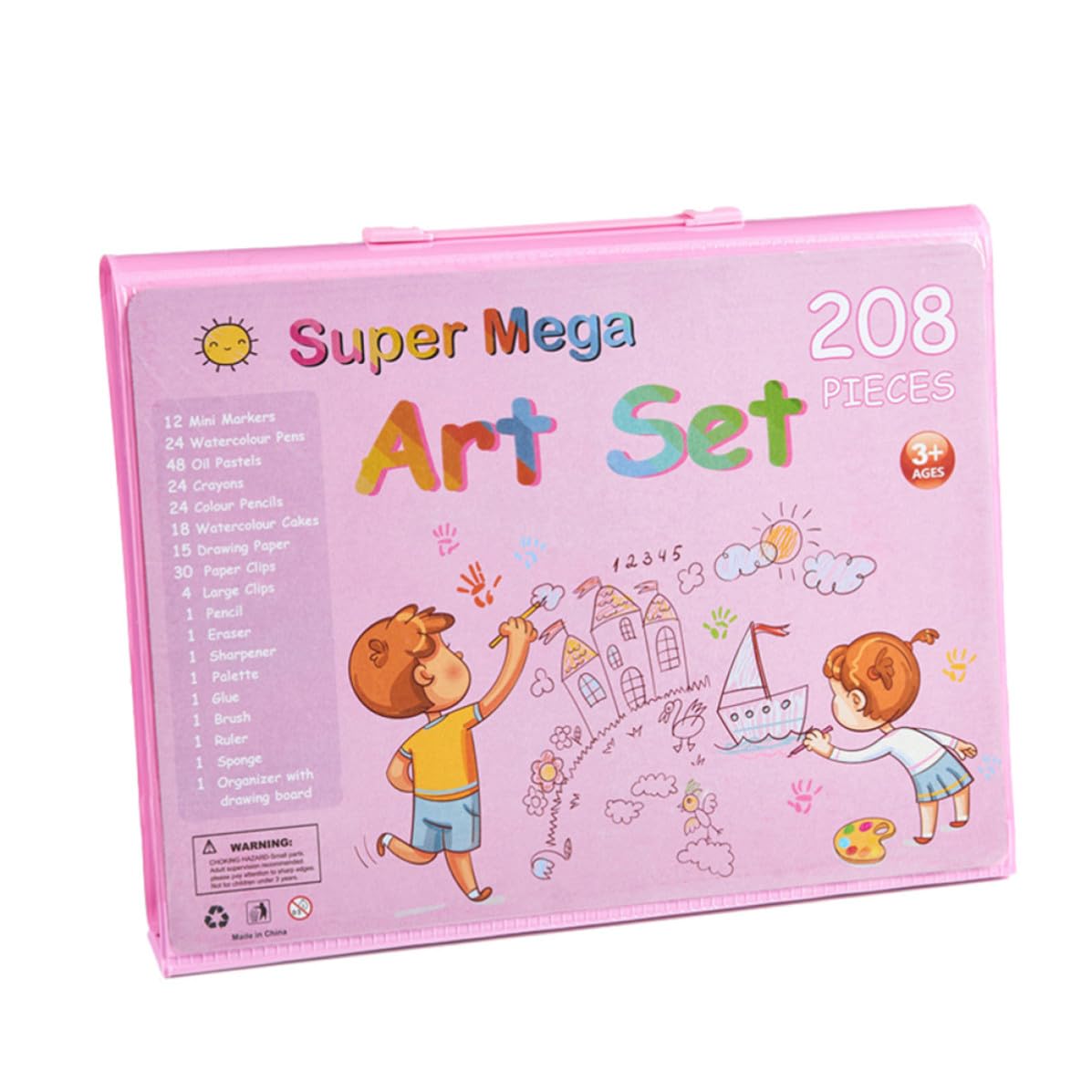 YARNOW 208 Pezzi Set di Penne Gel Colorate per Dipingere Punta Fine e Vernice Liscia, Materiale Plastico, per Adulti, per Pittura e Creazione di Biglietti Fatti a Mano