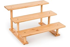 Display Rack | 3-Tier Perfume Presenter | Figurine & Doll Organizer Shelf