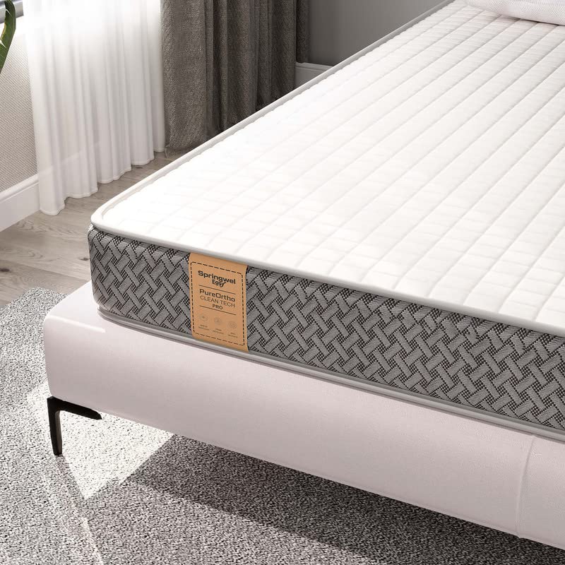 Image of Springwel Easy PureOrtho CleanTech Pro 6 inch King Size Mattress (Size- 84x72x6 inches)