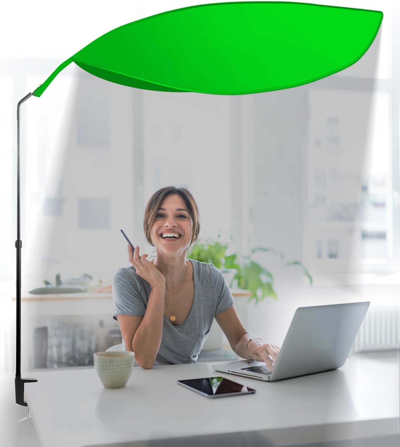 Adjustable Cubicle Shade and Desk Shade, 2025 New Office Cubicle and Desk Shade, Desk Canopy to Block Light and AC Airflow, for Cubicle Cover & Light Shield for Partitions to Block Overhead Light