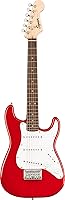 Vista 4 de Squier Mini Stratocaster Electric Guitar, Dakota Red, Laurel Fingerboard