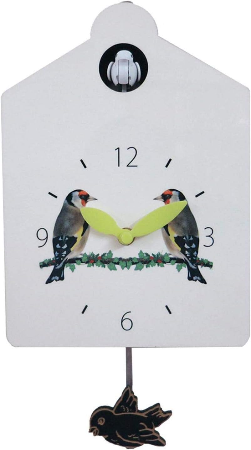 Cuckoo Clock, Swing Clock Wall Clock Interiors Decoration Creative Wall Clock Living Room Cuckoo for Home Restaurant for Living Room Bedroom Home Office (Black)