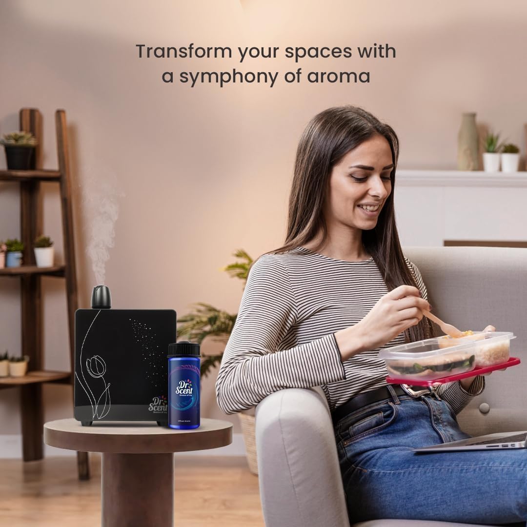 Dr Scent Diffuser Aroma Turkish Coffee, Feel the Aromatic Fragrance of Roasted Coffee Beans, And Zesty Cardamom, Ending with Sweet Notes of Vanilla (170ml)