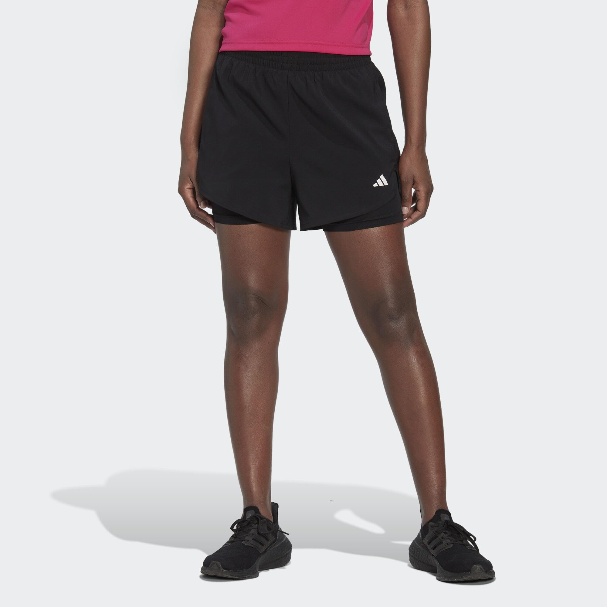 Adidas Mujer AEROREADY Made for Training Minimal Two-in-One Shorts