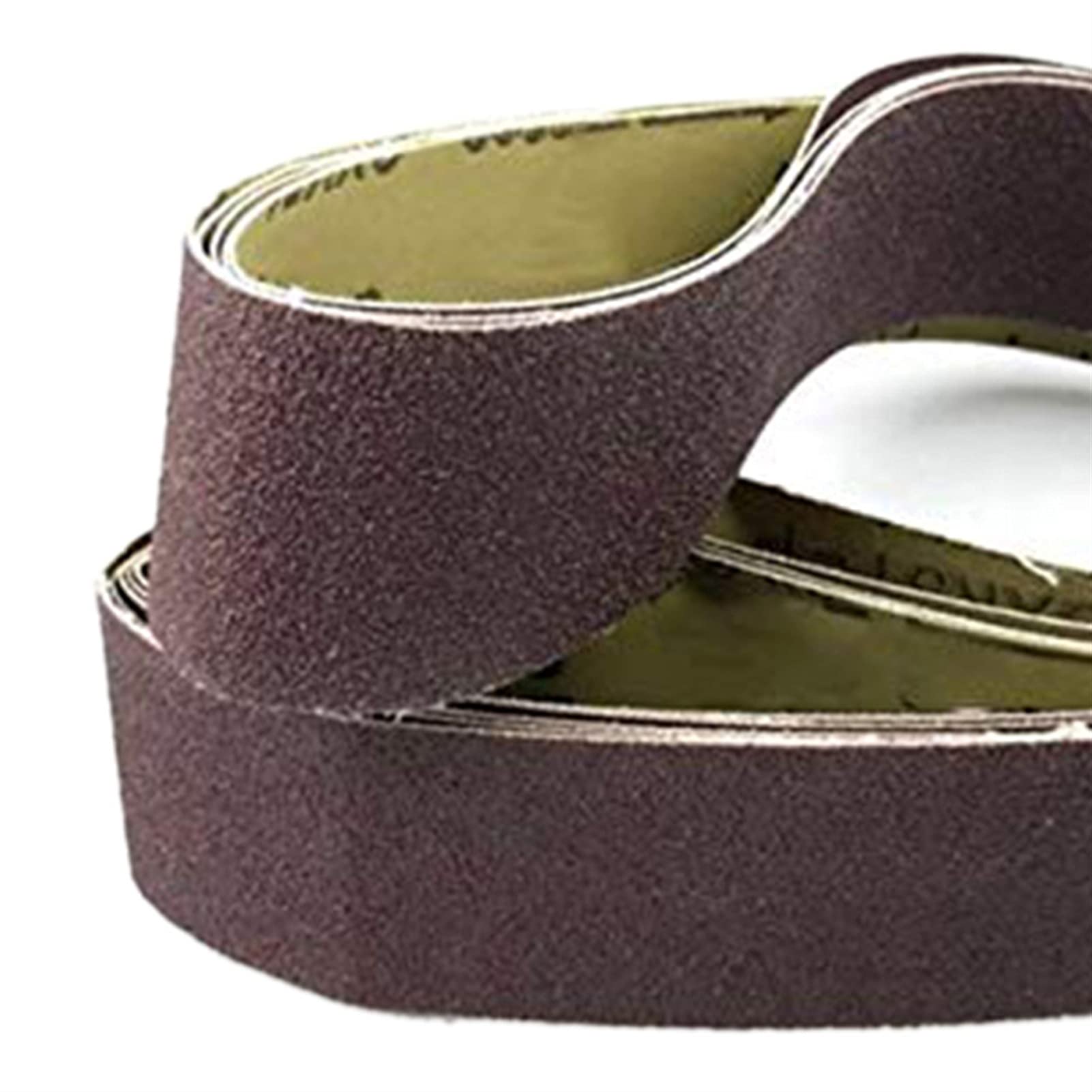 Lijadoras de banda, 10 bandas abrasivas for lijado de 1220 x 50 mm, juego de grano 60-600 for lijadora, pulido de bordes, óxido de aluminio, papel de lija versátil