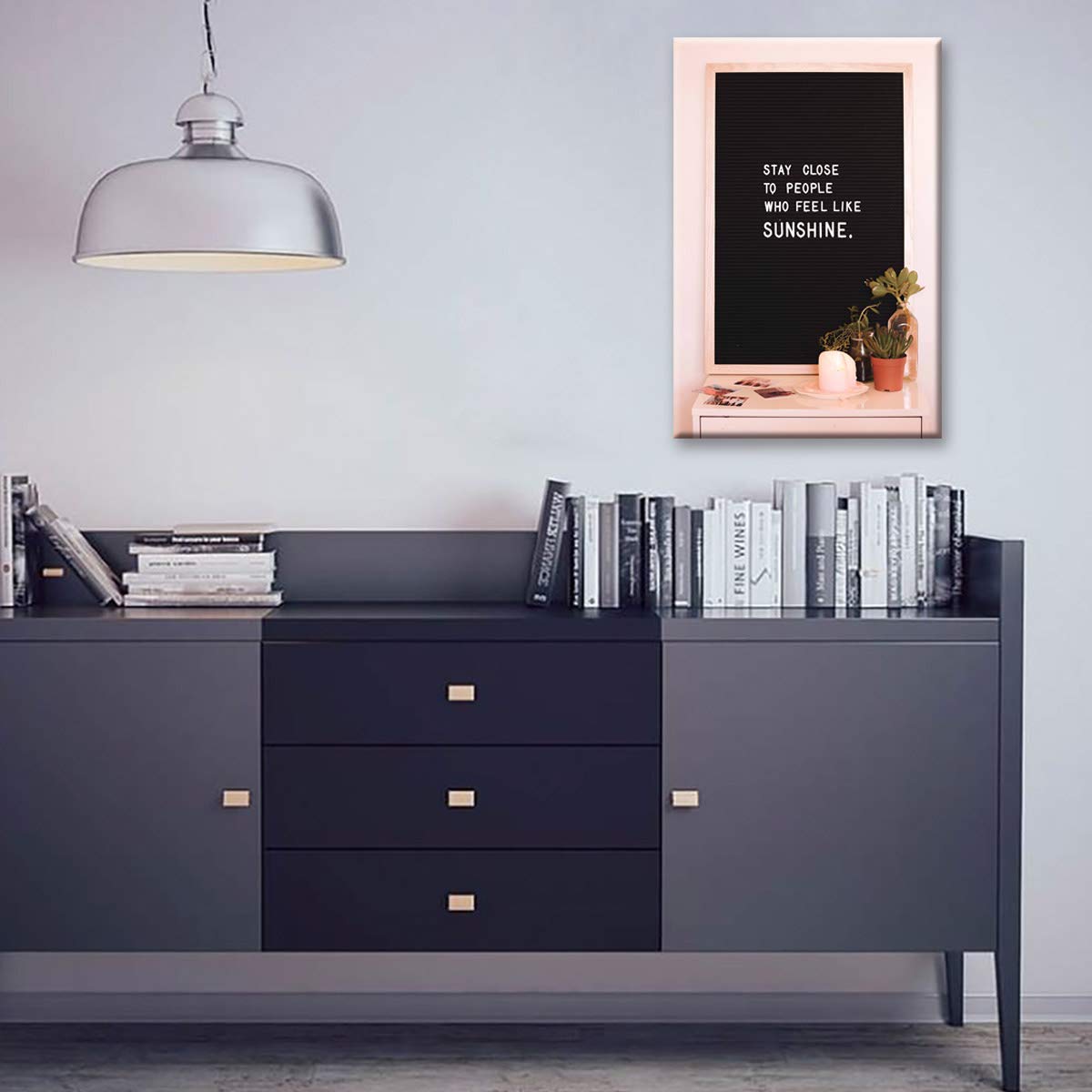 Annick Goutal Estilo Moderno Lema Motivacional Lienzo Pintura Cartel Impresión Decoración Pared Arte Imágenes para Sala De Estar Dormitorio (1,60_x_90_cm(con Marco))