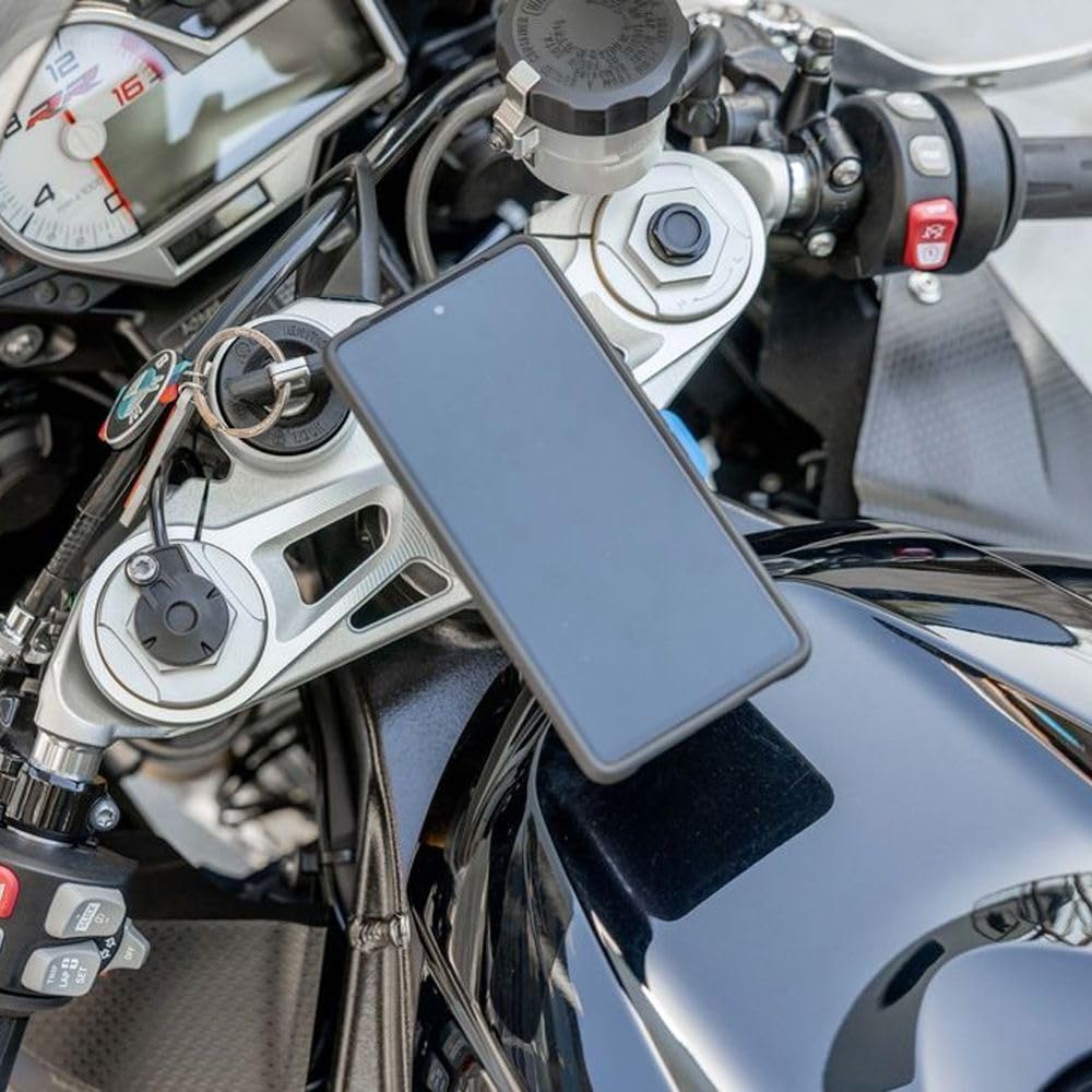 Quad Lock Support Téléphone pour Fourche de Moto avec Amortisseur de Vibrations et Coque MAG pour iPhone 17 Pro Max
