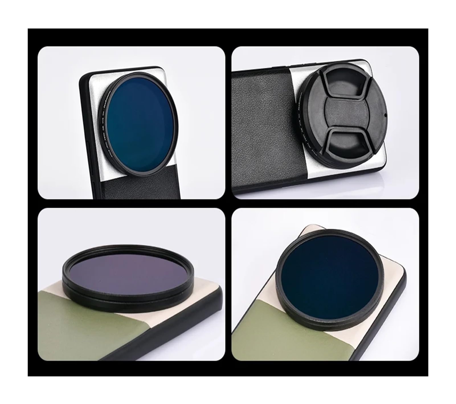 14 Ultra Photo Kit Etui na telefon komórkowy Aparat Zestaw fotograficzny Filtr obiektywu Gwiazda / Flare / ND / Miękka / Czarna Mgła / CPL(Kit25)