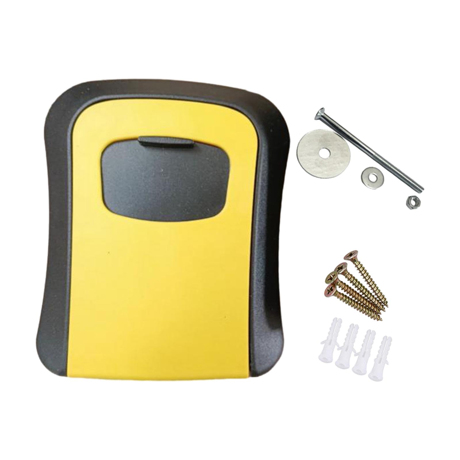 UJEAVETTE Key Lock Box Portable Resettable Key Storage Box for Office Outdoor Realtors Yellow-image-27