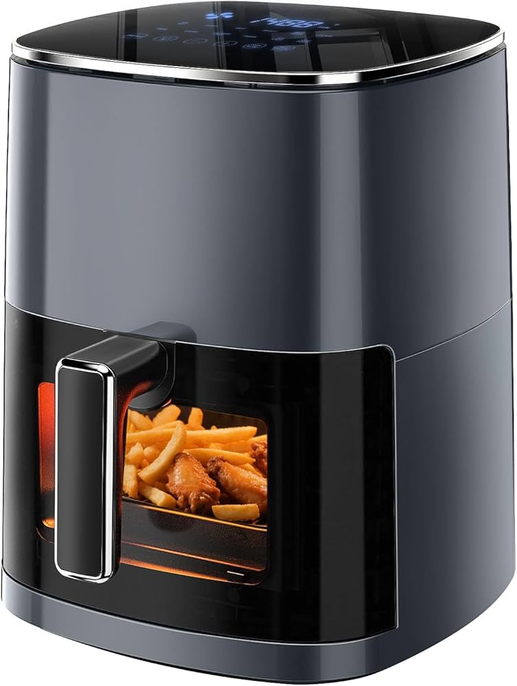 エアフライヤー Amazon.com: Simple Deluxe Air Fryer - 6.34 QT Digital