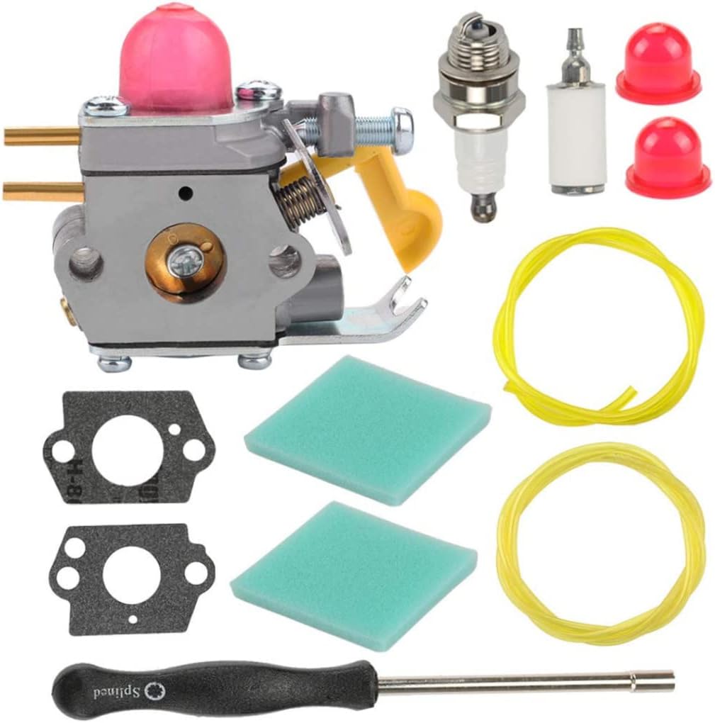 Carburetor with Adjustment Tool Kit, Compatible with Poulan