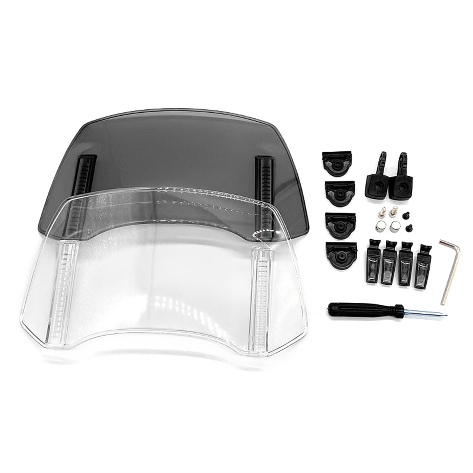 Pare-brise Polycarbonate Pare-brise Moto Universel En Polycarbonate - Protection Anti-vent Et Anti-rayures Déflecteur Moto