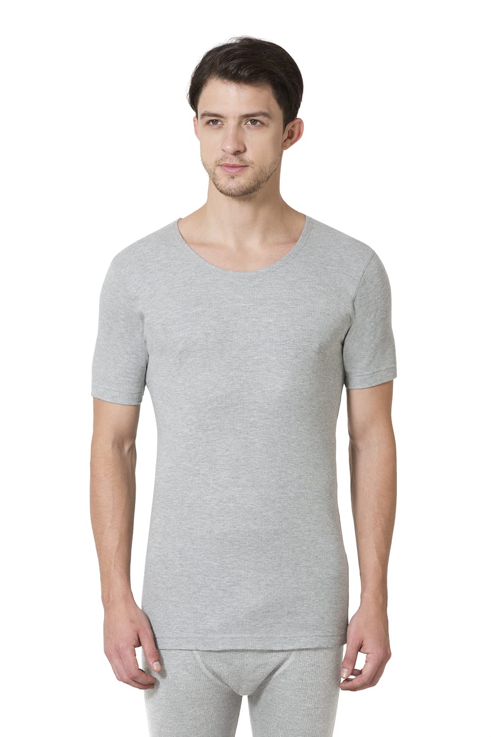 Men Warmtech Thermal Top - Anti Bacterial, Low Neck, Short Sleeve