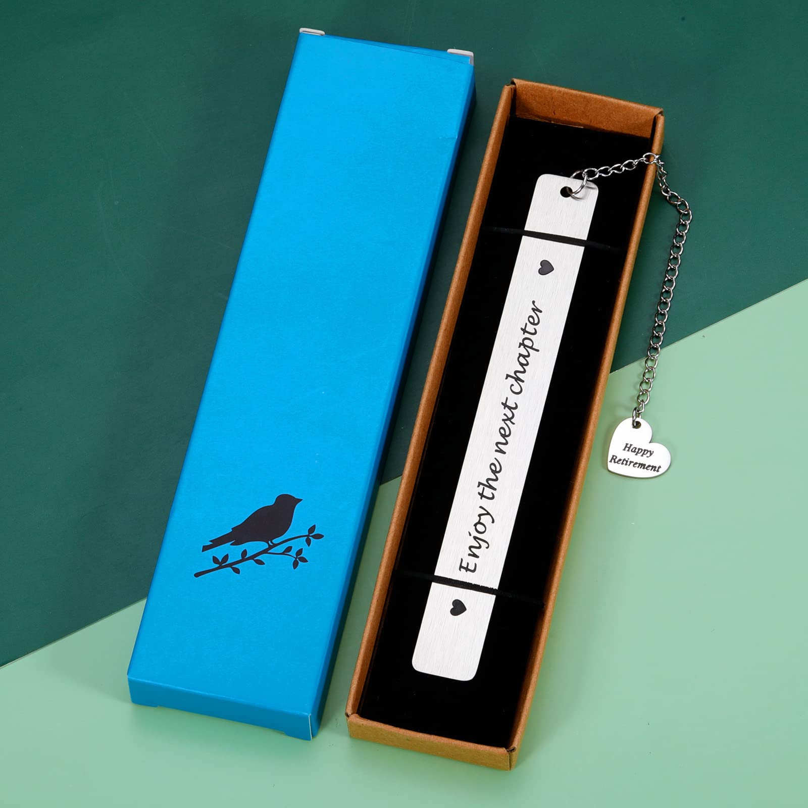 JETTOP Portachiavi Regalo Di Ringraziamento Con Scritta - Per Insegnanti, Infermiere, Pensionamento, Collega - In Acciaio Inossidabile Con Sacchetto In Velluto, Argento