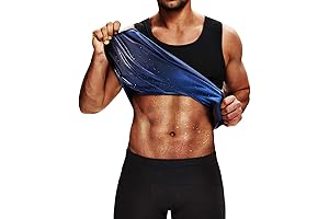 Sauna Suit Sweat Waist Trainer Vest for Men Sweat Workout Tank Top Shaper