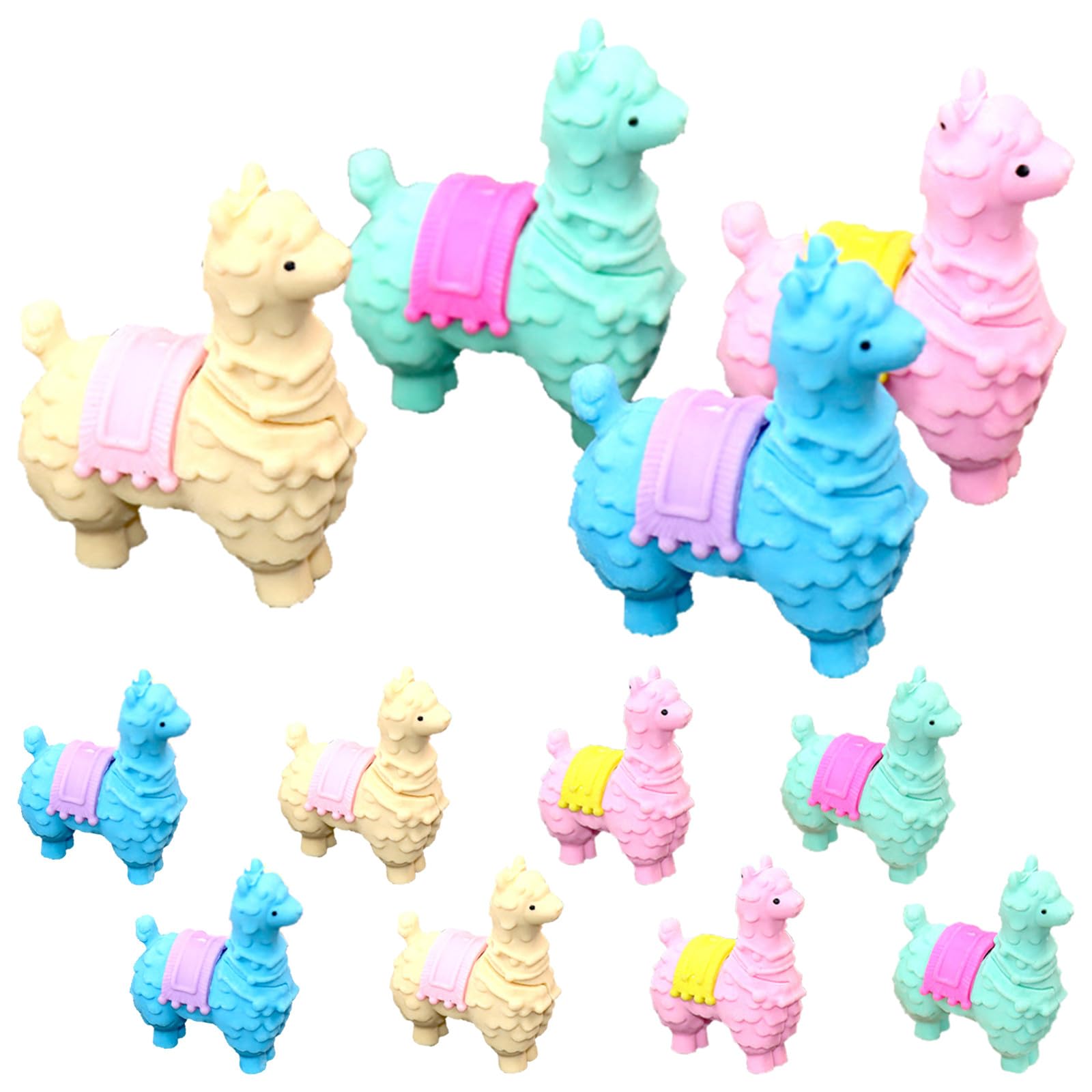 Healeved 50 gommes à Crayons Animaux : Gommes Puzzle pour Enfants, idéales comme Cadeaux d'anniversaire, récompenses Scolaires, présents de Kermesse et Fournitures Scolaires.