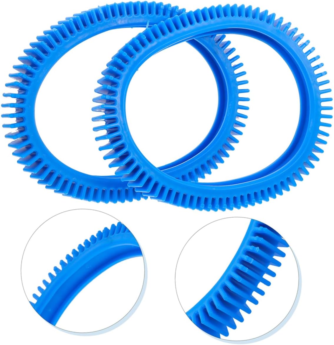 VANZACK 4pcs Pool Tire Replacement Kit Rear Wheel Parts for Efficient Pool Cleaning Compatible Poolvergnuegen and Phoenix Cleaners