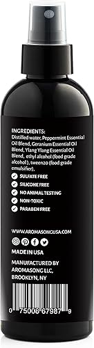 Miniatura 7 de Aromasong Spray de almohada de bambú y miel, lino calmante totalmente natural y niebla para dormir para un sueño profundo, aceites esenciales de