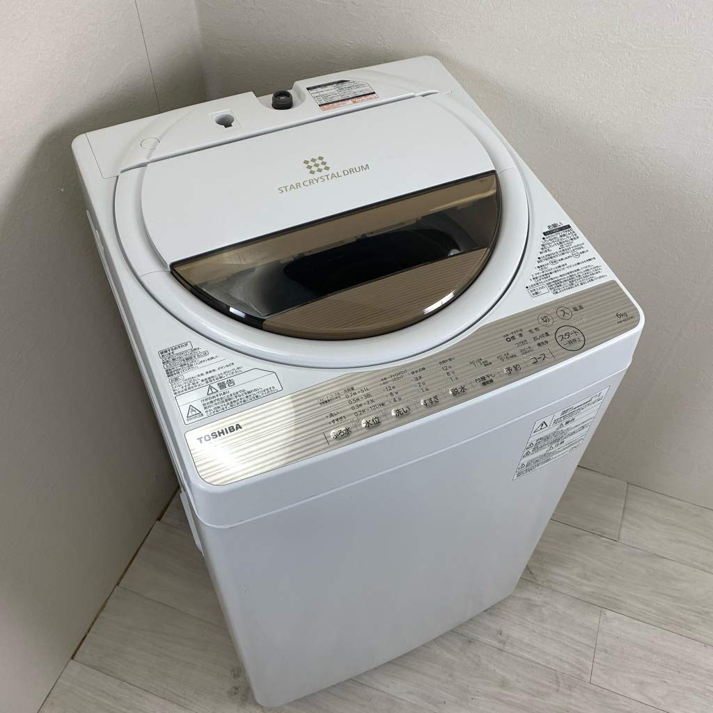 Amazon | 東芝 全自動洗濯機 6kg ステンレス槽 風呂水ポンプ付 グラン 