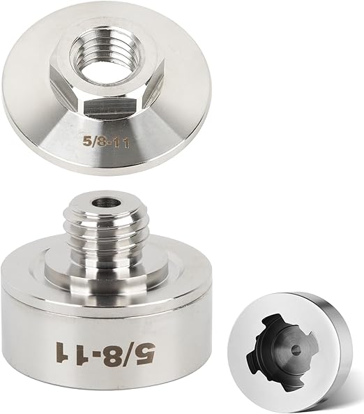 Adapter for XLOCK to 5/8"-11 Thread Apply to Angle Grinder Cutting Blade Diamond Core Drill Bit Adapter + 5/8-11 Flange Lock Nut