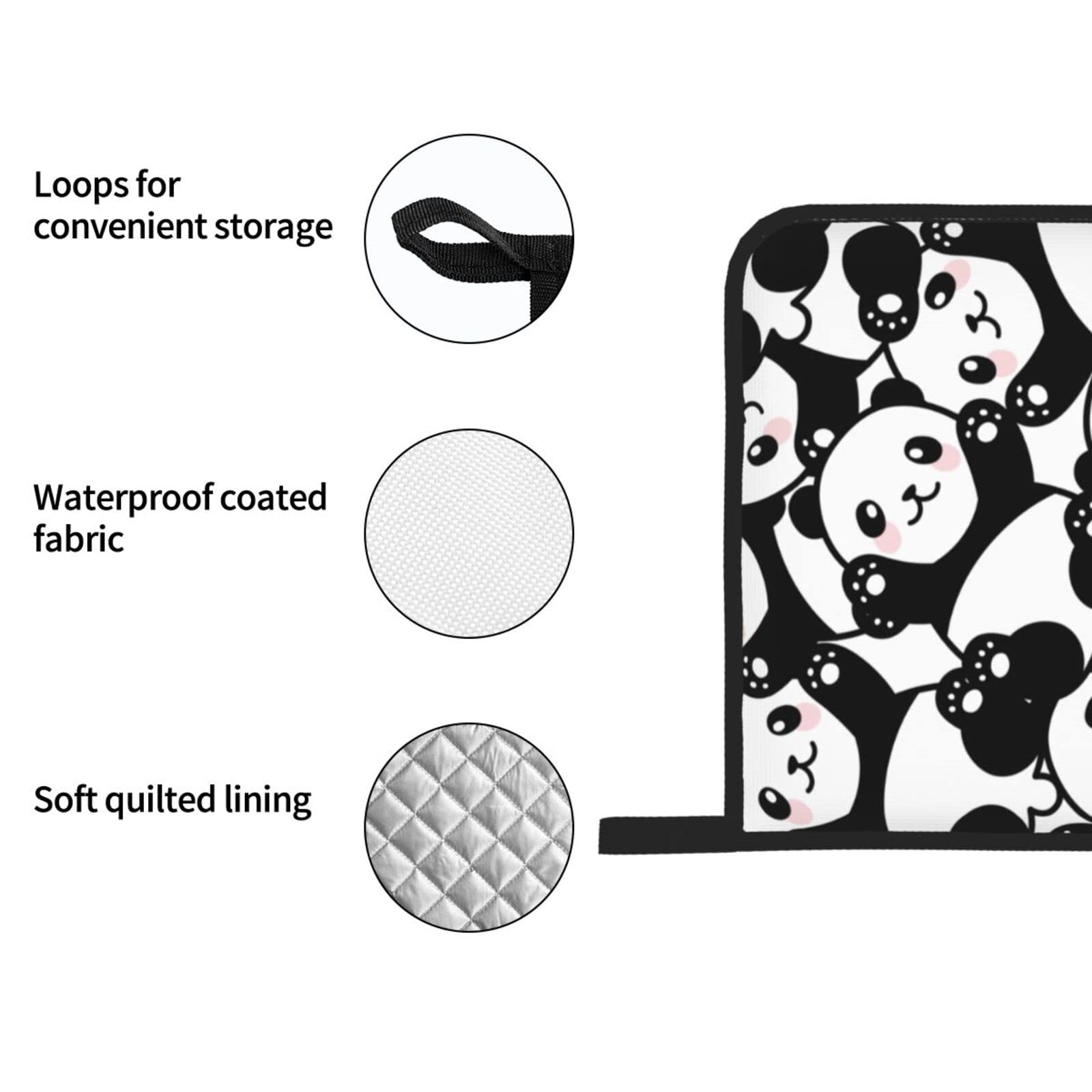 Juego de 4 manoplas para horno y soportes para ollas, guantes resistentes al calor para cocina, hornear, asar y barbacoa