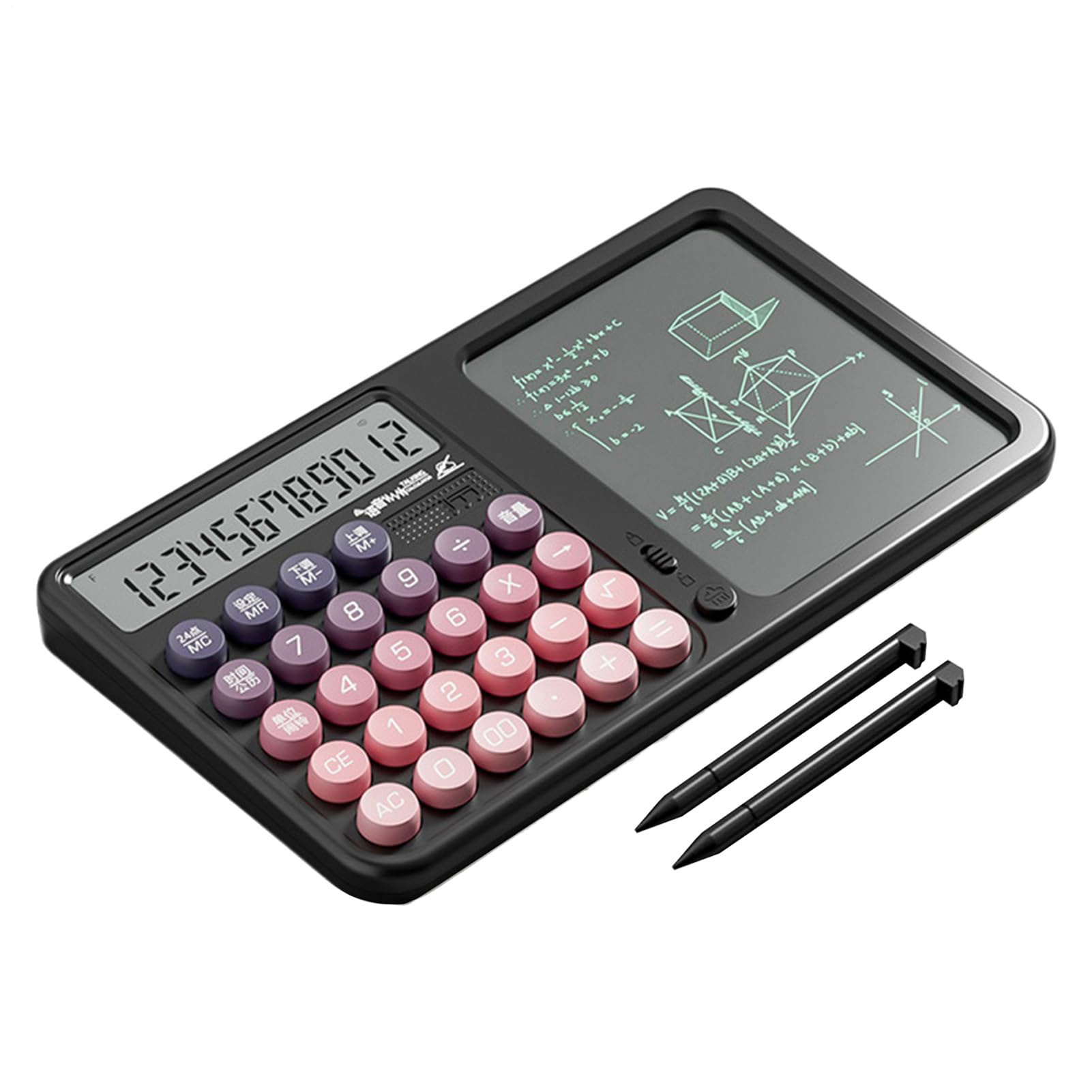 Calculatrice scientifique sans brouillon avec planche a ecriture pour ecole - 8