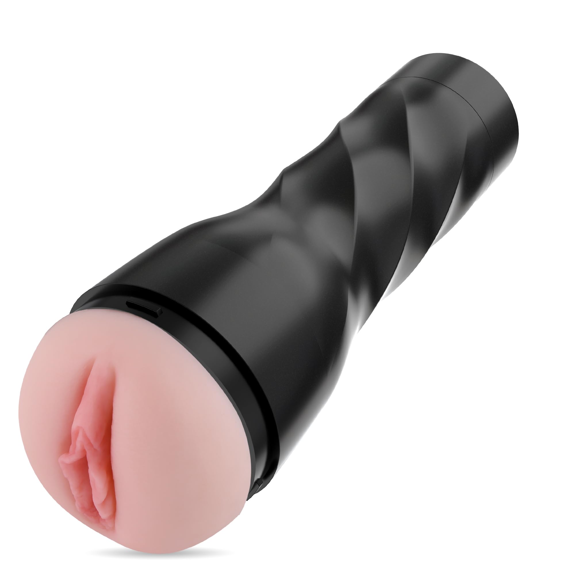Hismith masturbateur pour sex machine, masturbateurs masculins avec système KlicLok, masturbateur homme vibrant avec 3 vitesses + 2 modes et télécommande, Baie (Berry)
