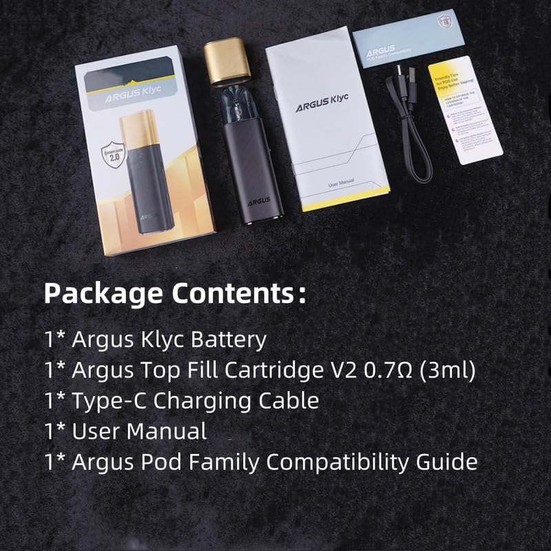 VOOPOO Argus Klyc Pod Kit User Manual