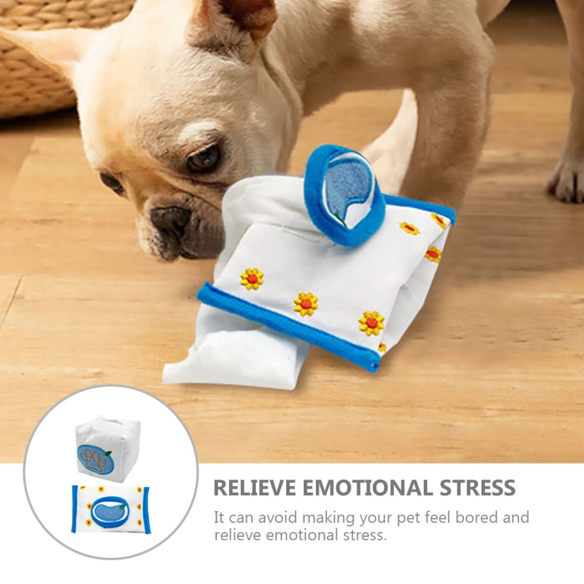 POPETPOP 6piezas Juguetes Interactivos para Perros Alfombra Olfativa De Entrenamiento para Perros Juguetes De Búsqueda De Comida Diseño De Extracción De Papel Estimula El Olfato y