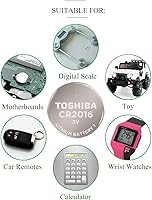 Vista 7 de Toshiba CR1620 - Batería de litio de 3 V, 5