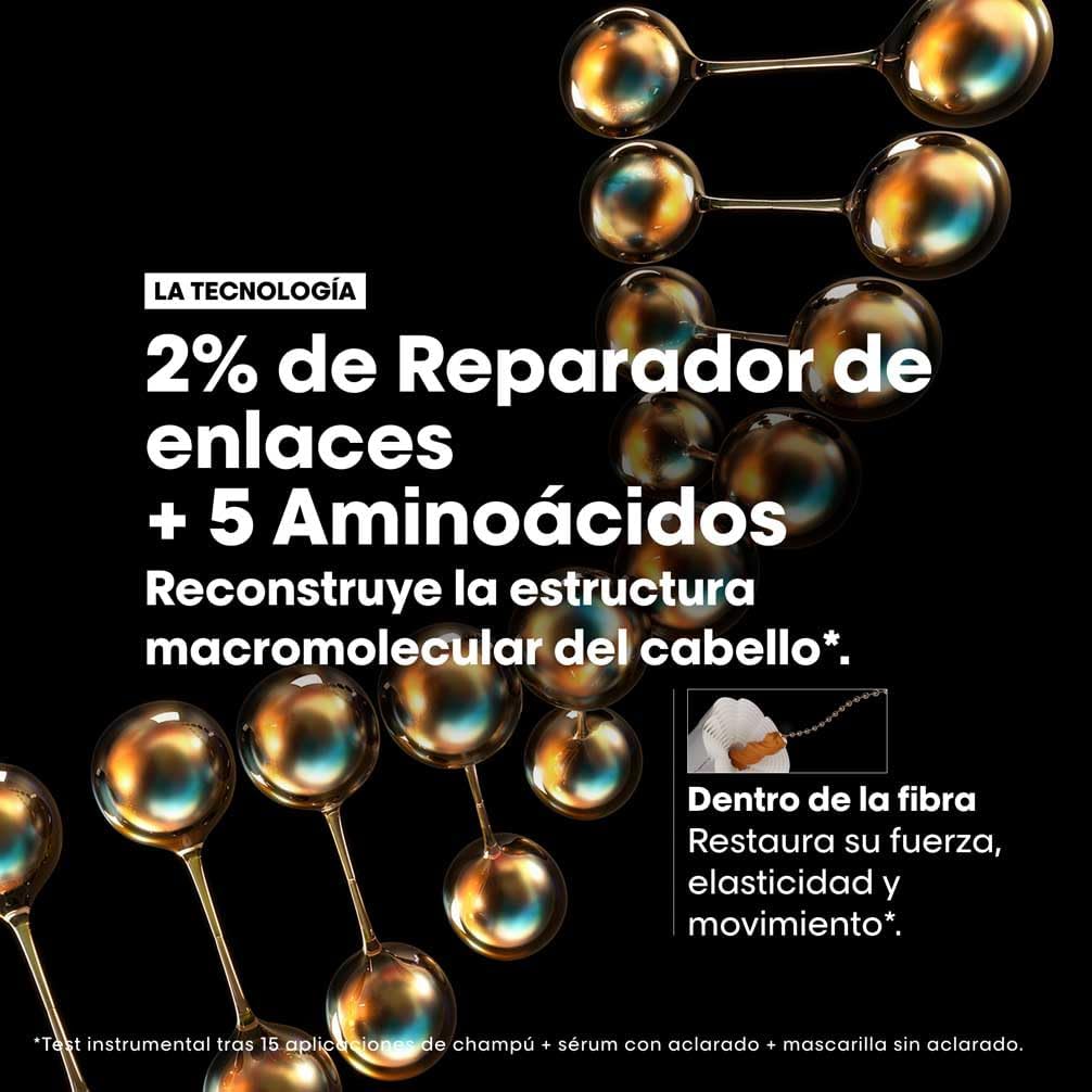L’Oréal Professionnel, Rutina Con Champú Profesional 300 ml y Recambio 500 ml, Nutre en Profundidad y Fortalece el Cabello, Para Pelo Seco, Fórmula Patentada, Absolut Repair Molecular