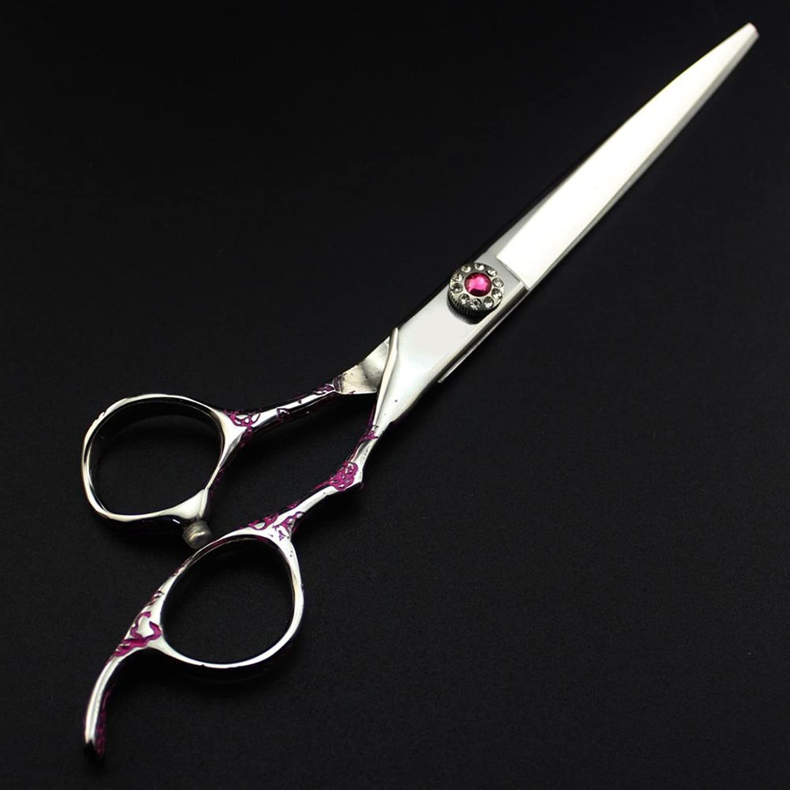Ciseaux de coupe professionnels en acier : modèles barbier de 7 et 6,5 pouces amincissement