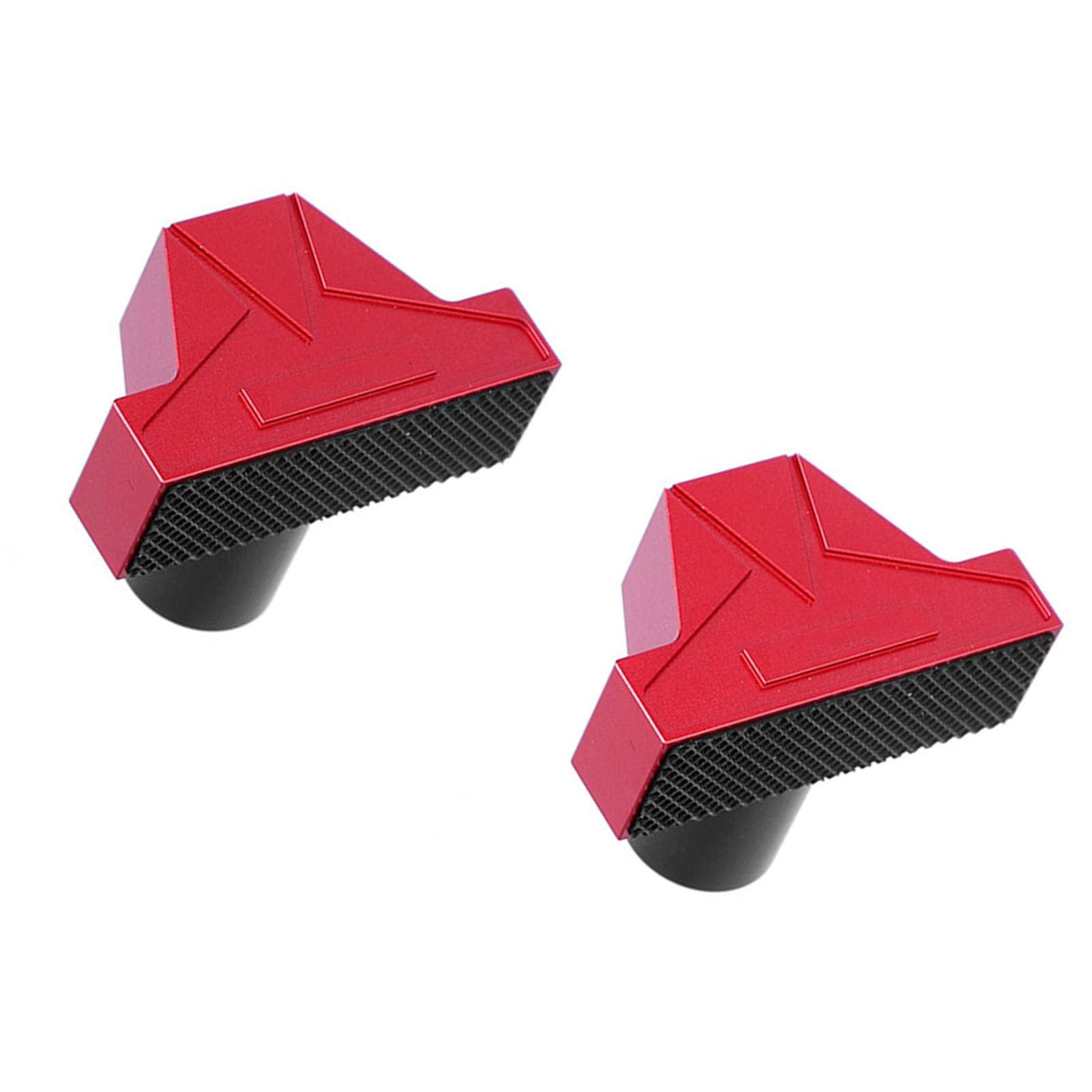 Fafeicy Bench Dogs 2 Pièces Pince de Chien de Banc en Alliage D'aluminium avec Tampons Antidérapants en TPU pour établis de Travail du Bois Diamètre de Trou de 20mm