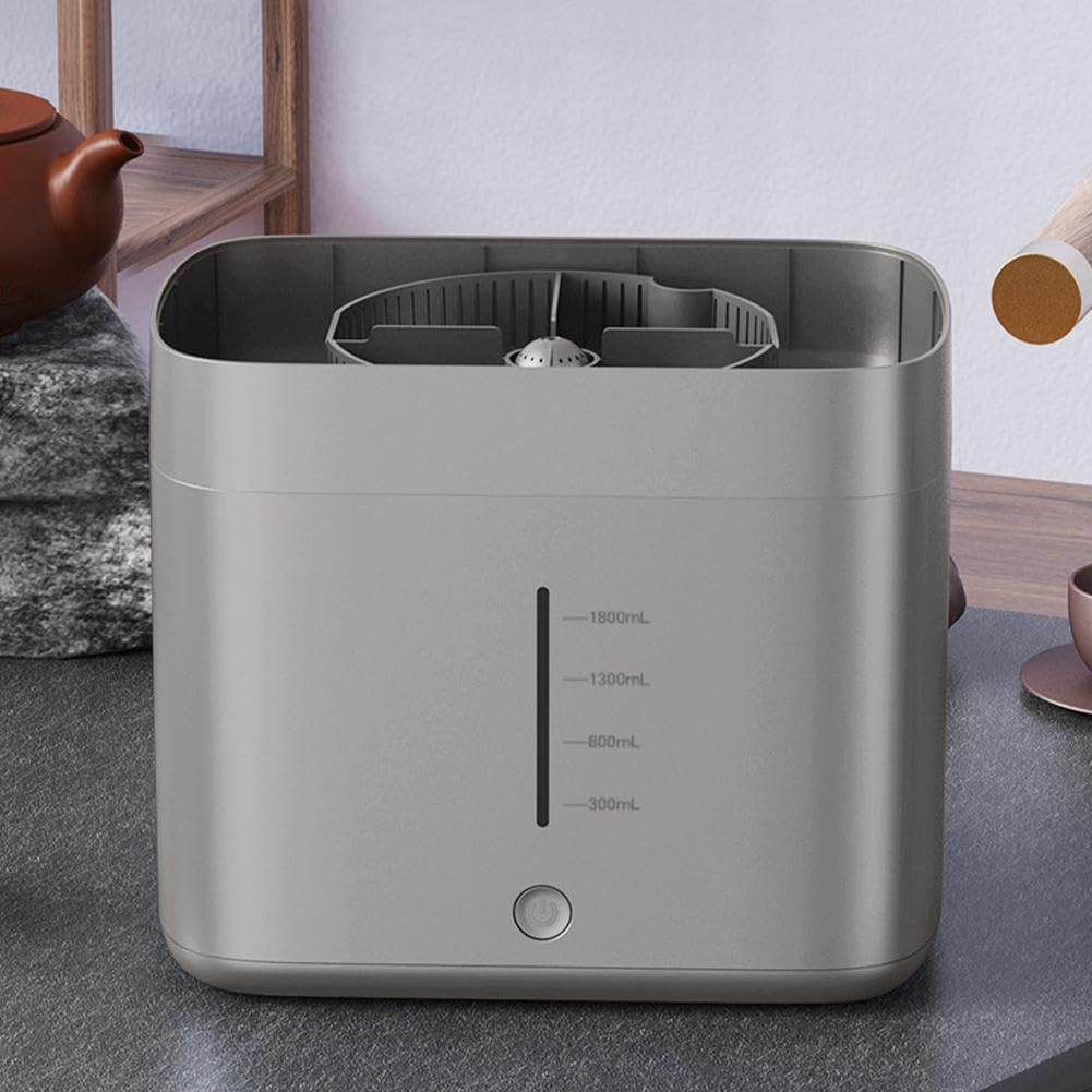 Elektrischer Glasspüler, Teetassenreiniger, verbesserte automatische Waschmaschine, 1800 ml Wassertank, anwendbar für Tassen mit einem Durchmesser von 3–10 cm, Smart Cup Washer für Bar, Café, Home
