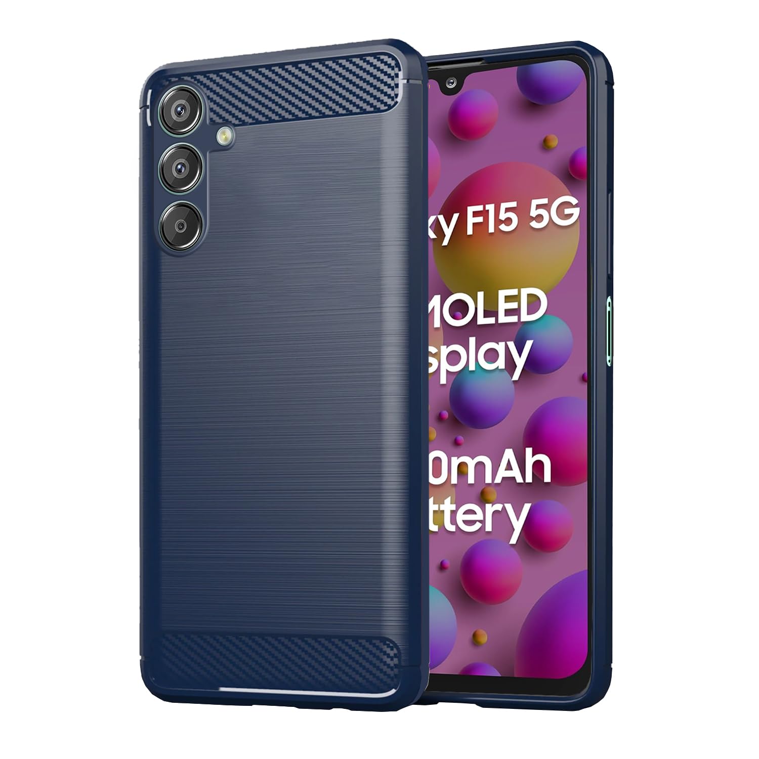 Pikkme Back Cover |Hybrid Shock Proof | Matte Soft Silicon Flexible | Back Case for Samsung Galaxy F15 5G / M15 5G / M15 Prime 5G (Blue) (B0CYWDNLSB) Amazon Price History, Amazon Price Tracker