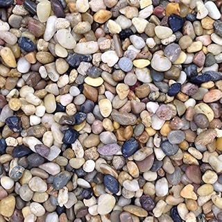 Natural Color Aquarium Stones Pebbles Substrate Gravel, 0.5 - 1 cm, 5 kg