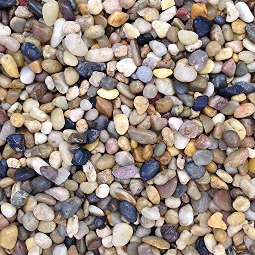 Natural Color Aquarium Stones Pebbles Substrate Gravel, 0.5 - 1 cm, 5 kg