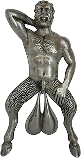 Door Knocker Satyr Balls, Naked Man Funny Decor,Front door Knocker welcome decoration pendant Door Knocker,Funny Old Man Special Decorative Pendant Knocker Home Decor Gift for Man for Garden