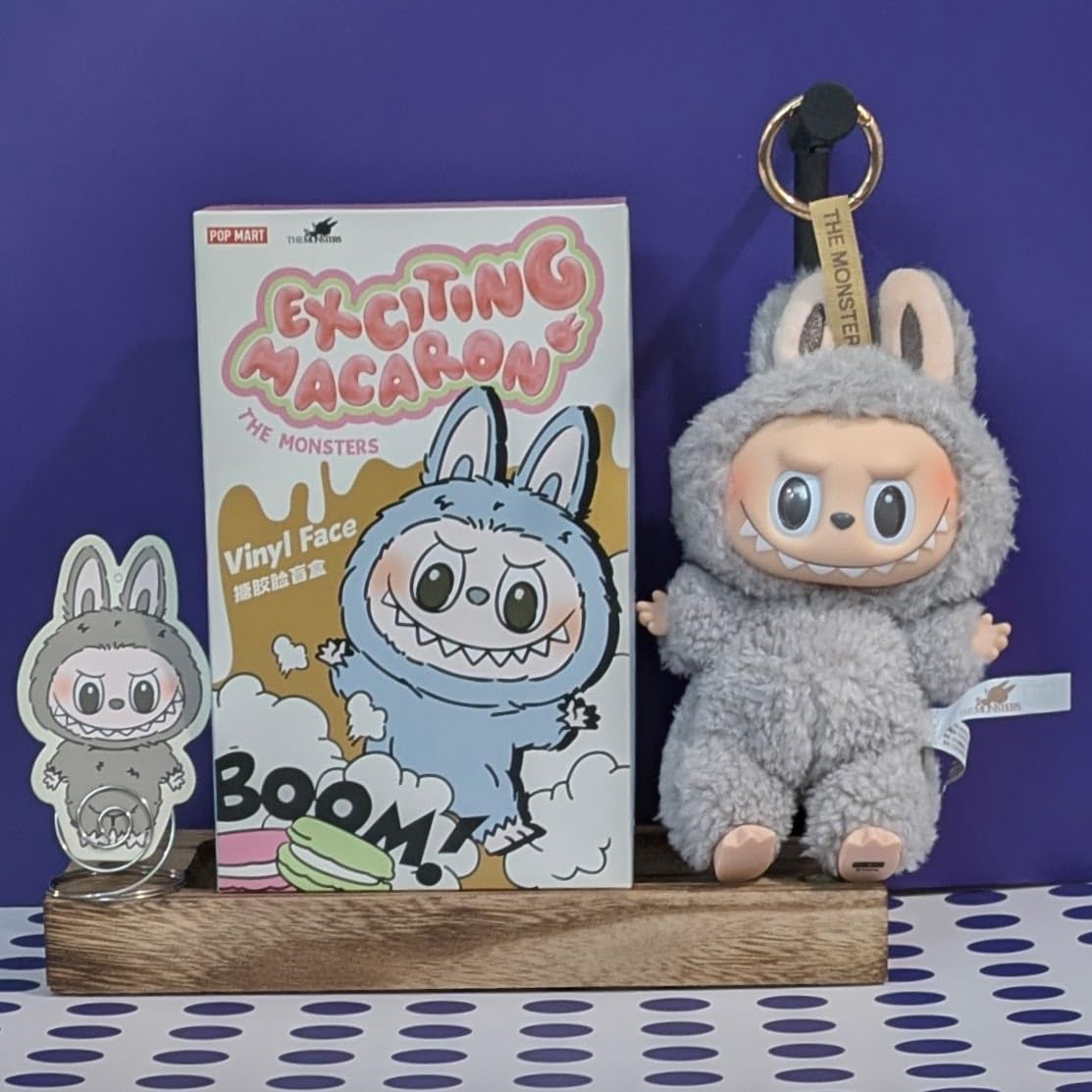 POP MART LABUBU ラブブ Exciting Macaron Pop Mart Labubu The Monsters Exciting Macaron Vinyl Face | eBay